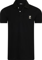 Karl Lagerfeld - Heren Polo SS Profile Logo Polo - Zwart - Maat M