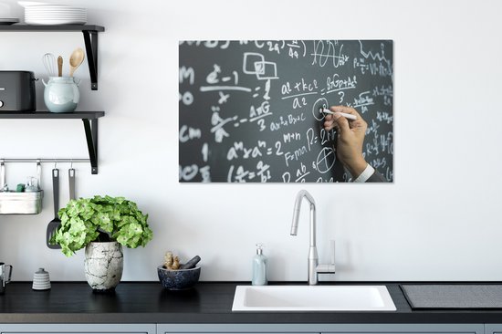 Calculs mathématiques toile 2cm 90x60 cm - Tirage photo sur toile (Décoration murale salon / chambre)