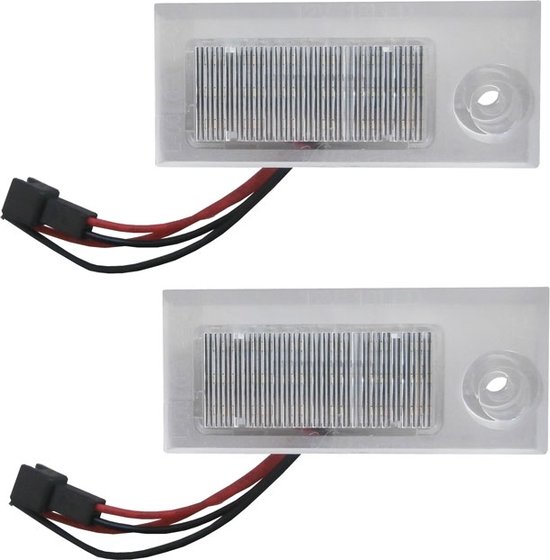 Bestel:LED kentekenverlichting | 12-36v | incl. connector 1.5mm2 | 2