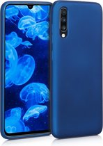 kwmobile telefoonhoesje voor Samsung Galaxy A70 - Hoesje voor smartphone - Back cover in metallic blauw
