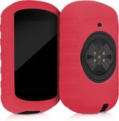 kwmobile hoes geschikt voor Garmin Edge 830 - Siliconen beschermhoes voor fietsnavigatie - rood