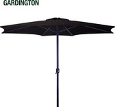 Gardington Parasol – 300 cm – Zwart - Aluminium