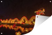 Muurdecoratie Chinese lantaarndraak - 180x120 cm - Tuinposter - Tuindoek - Buitenposter
