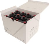 Bidon Polisport 500 ml - assortiment zwart - transparant (display met 12 stuks)
