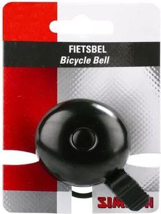 Simson Racefietsbel - Sportief design - Hoog 'ping' geluid - Compact en lichtgewicht - Zwart van Simson — afbeelding 3
