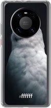 6F hoesje - geschikt voor Huawei P40 Pro -  Transparant TPU Case - Witte Uil #ffffff