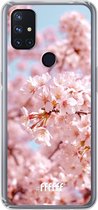 6F hoesje - geschikt voor OnePlus Nord N10 5G -  Transparant TPU Case - Cherry Blossom #ffffff
