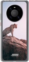 6F hoesje - geschikt voor Huawei P40 Pro -  Transparant TPU Case - Leopard #ffffff