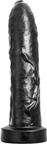 HUNG System Uncut Onbesneden Dildo 26 cm - Zwart