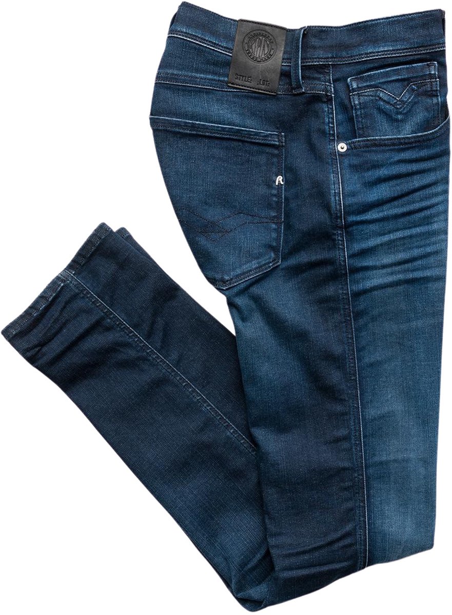 Replay Heren Jeans Broeken ANBASS slim Fit Blauw 38W / 32L Volwassenen