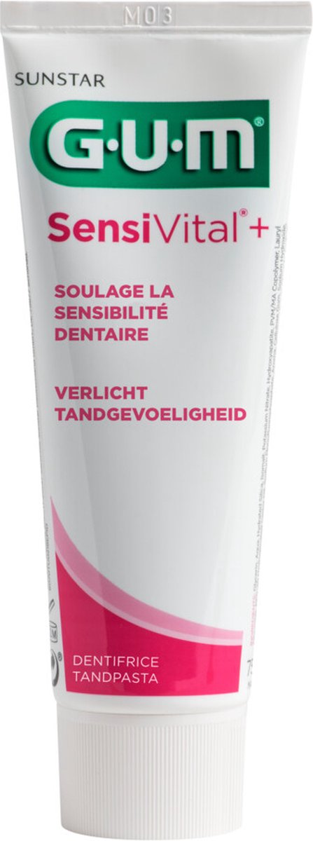 4x GUM Tandpasta SensiVital 75 ml