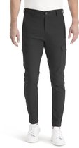 Purewhite Cargo Pants - Black - Carrot fit