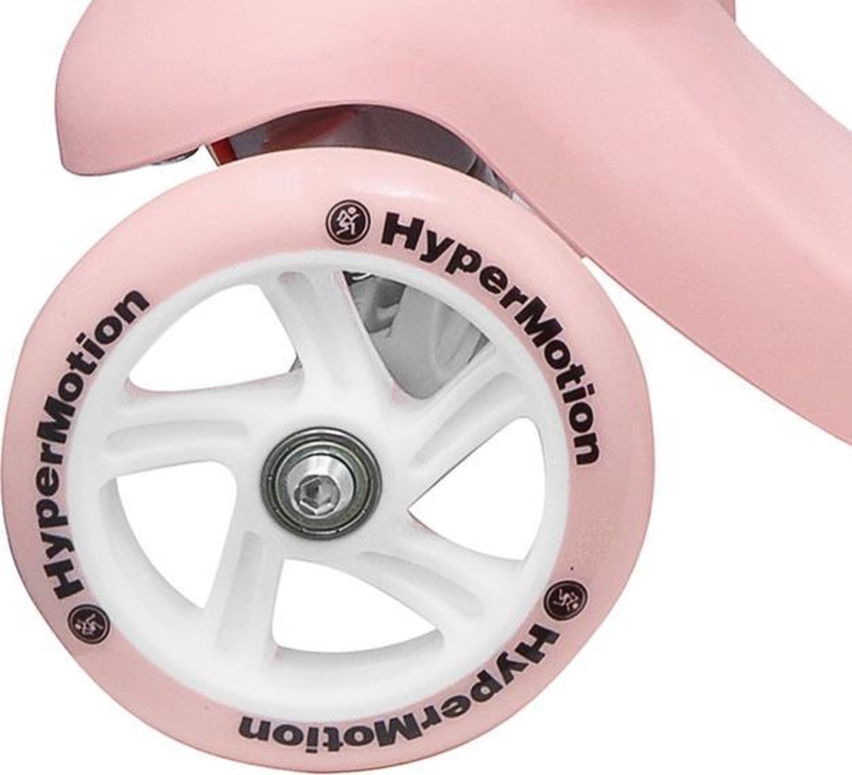 Kidzmotion Hypermotion - Kinderstep - 3 Wielen - 5 I 1 Kinderstepjes   Inclusief Zitje En Duwstang   Meisje   Roze 652018690