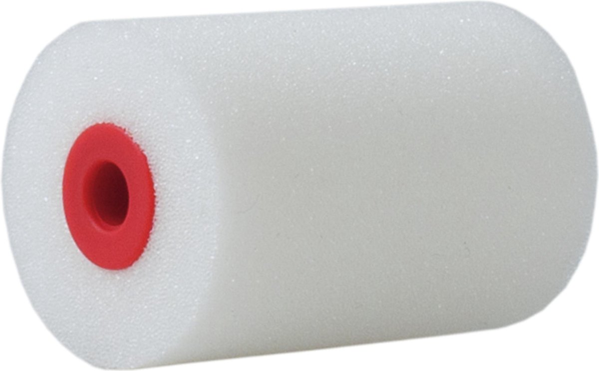Schuim precisie verfroller lakroller 2,5 x 5 cm - Verfspullen - Schildersbenodigheden