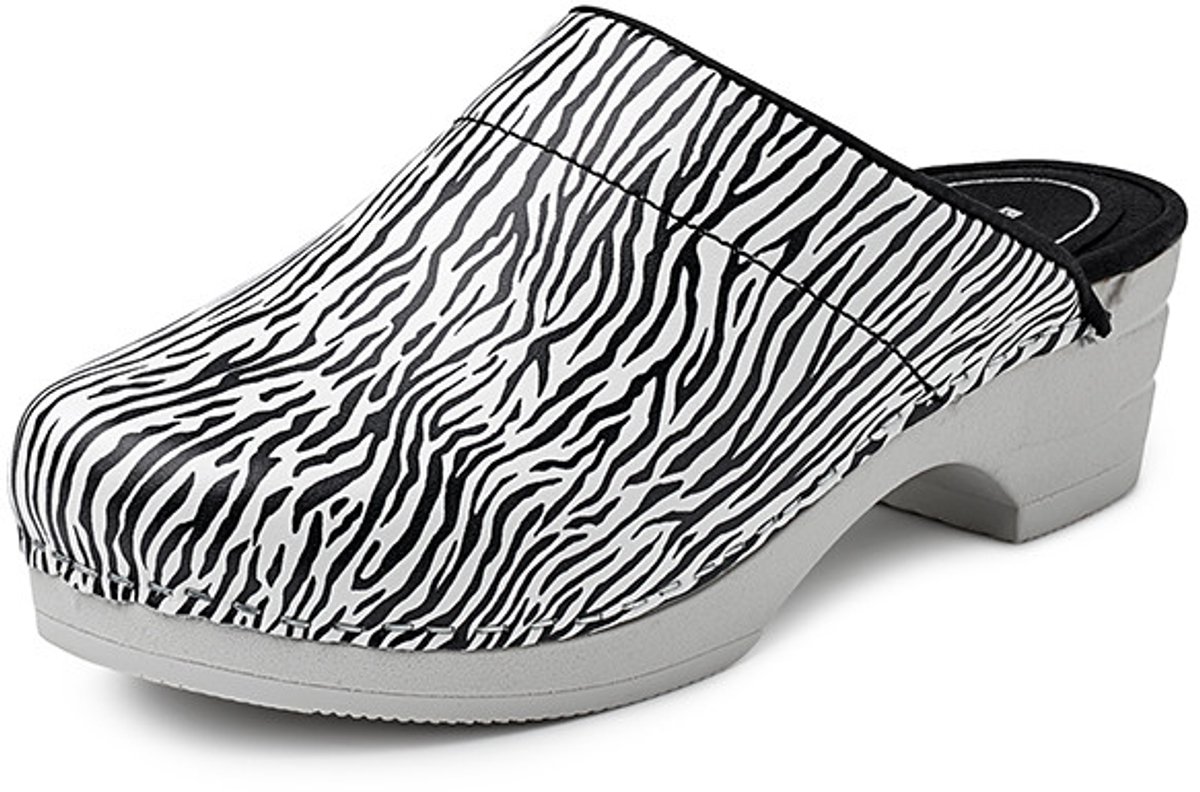 Lichtgewicht Clog met Buigzame Zool Zebra | Bighorn 5030 | Maat 40