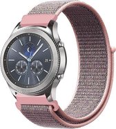 Nylon Smartwatch bandje - Geschikt voor  Samsung Gear S3 nylon band - pink sand - Horlogeband / Polsband / Armband