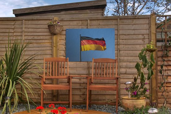 Photo du drapeau allemand affiche de jardin 60x40 cm - petit - Toile de jardin / Toile d'extérieur / Peintures d'extérieur (décoration de jardin)