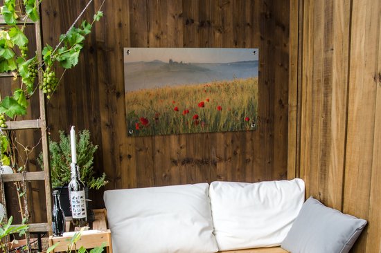 Poster Paysage en Italie Toscane Jardin 90x60 cm - Toile de jardin / Toile d'extérieur / Peintures d'extérieur (décoration de jardin)