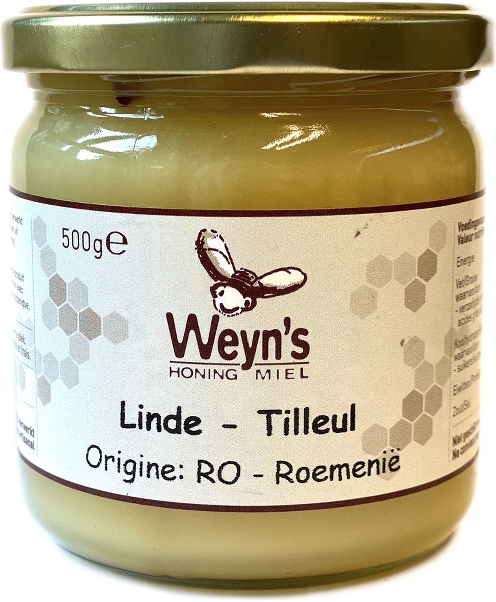 Lindehoning Roemenië - 500g - Weyn's - Honingpot
