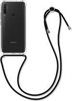 kwmobile telefoonhoesje compatibel met Honor 9X (EU-Version) - Hoesje met koord - Back cover in transparant