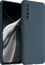 kwmobile telefoonhoesje voor Huawei P Smart (2021) - Hoesje voor smartphone - Back cover in leisteen