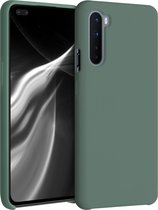 Étui pour téléphone portable kw pour OnePlus Nord - Étui avec revêtement en silicone - Étui pour smartphone en vert sapin