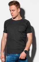 T-shirt - heren - S1182 - zwart