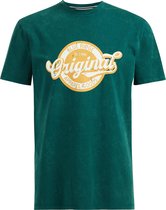 WE Fashion Heren T-shirt met opdruk
