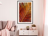 Artgeist - Schilderij - Bronze Leaf - Multicolor - 20 X 30 Cm