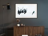 Artgeist - Schilderij - Banksy: Pigeons - Multicolor - 60 X 40 Cm