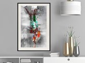 Artgeist - Schilderij - Contradiction Opinions - Multicolor - 30 X 45 Cm