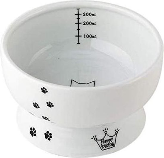 Necoichi Verhoogde Grote Kattenvoerbak – Drinkbak – Ergonomisch