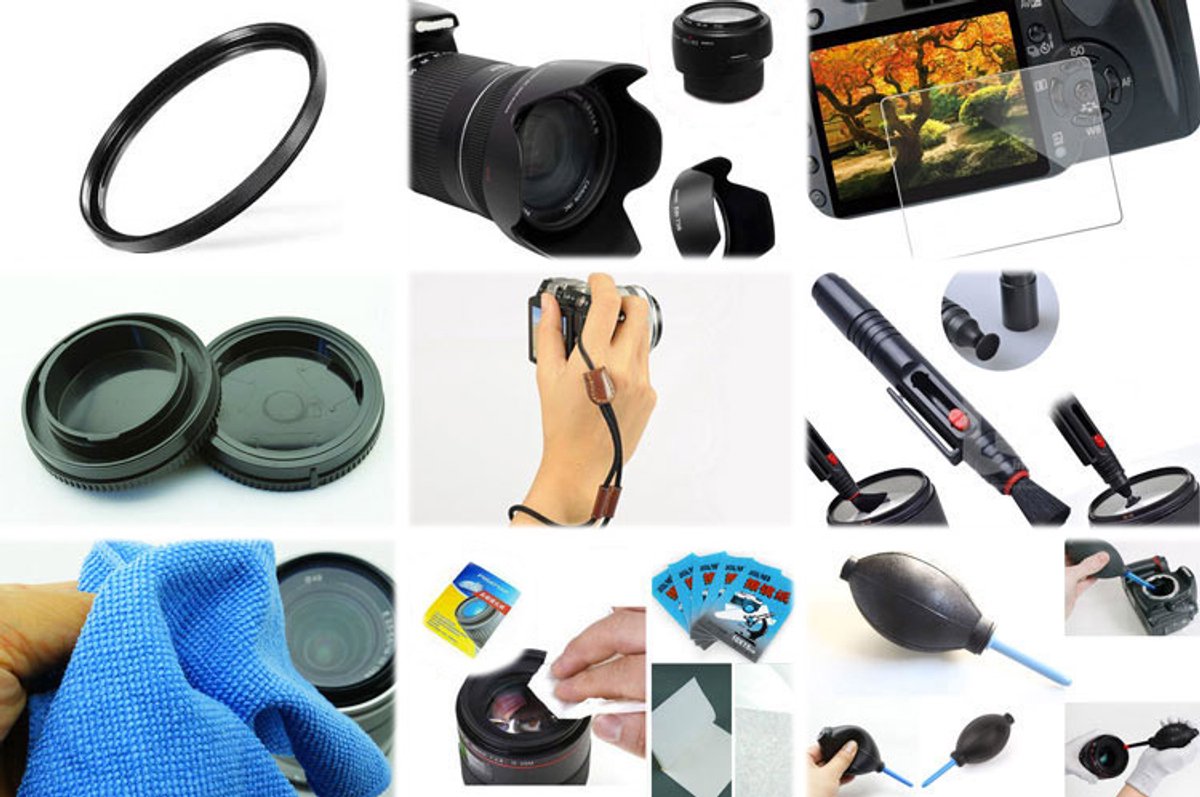 10 in 1 accessories kit geschikt voor Sony A6400 + 16-50mm OSS