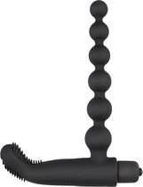Beaded Buddy Vibrator - Zwart - Sextoys - Anaal Toys