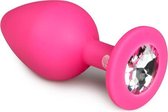 Diamond Plug Medium - Roze - Sextoys - Anaal Toys