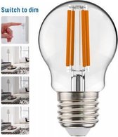 LED's Light E27 lamp G45 Filament 4W 2700K 3-staps dimbaar