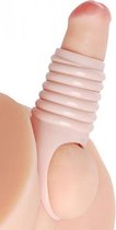 Really Ample - geribbelde penis sleeve - Sextoys - Penispompen & Penis Sleeves