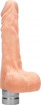 Realrock 7-17 cm Vibrating Dildo With Balls - Flesh - Realistic Vibrators -