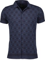 Dstrezzed Overhemd - Slim Fit - Navy - 3XL Grote Maten