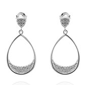 Orphelia  ZO-7490 - Oorhangers - Zilver 925 - Zirkonia - 2.8 cm