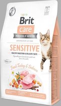 Brit Care Cat Grainfree Adult Sensitive Fresh Turkey & Salmon 2 kg - Kat