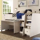 Emob - Halfhoogslaper Pierrot    - 90x200 - Wit