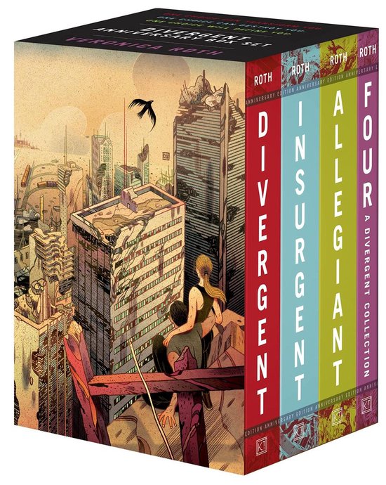 Divergent- Divergent Anniversary 4-Book Box Set - cover