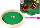 Longfield Games Pokerpiste 29 cm - Inclusief 2 dobbelstenen