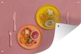 Affiche de jardin de repas sains en vrac