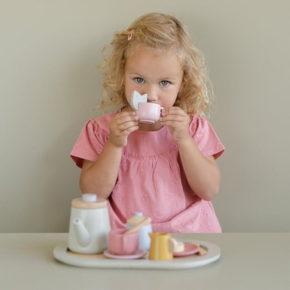 Little Dutch Houten Thee Servies - Speelgoedtheeservies — afbeelding 7