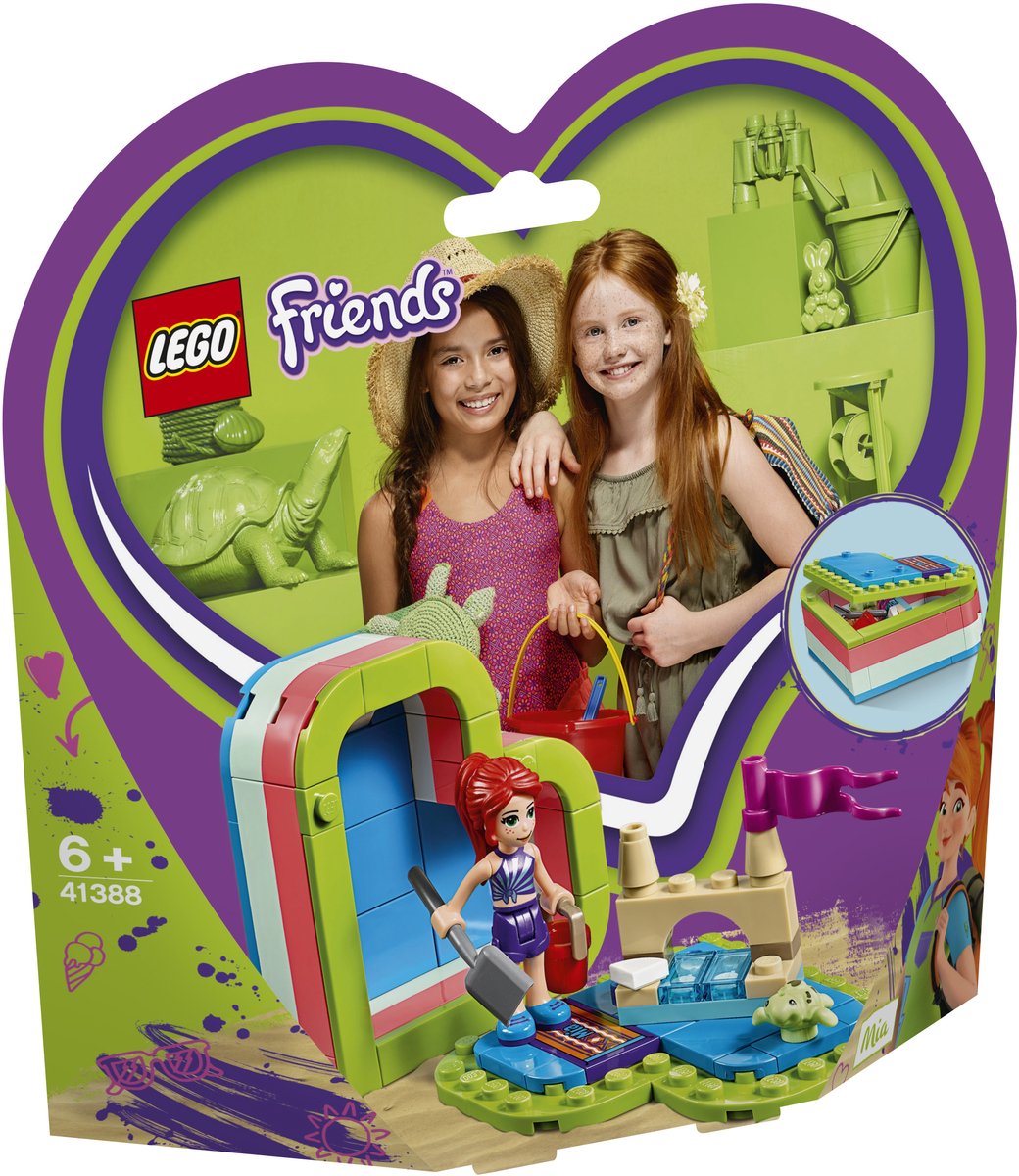 LEGO Friends Mia's hartvormige zomerdoos 41388