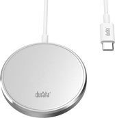 Durata - Magnetic Draadloos 15W (Wireless) oplader voor iPhones (USB-C 2A Output)