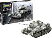 1:35 Revell 03319 T-34/85 Tank Plastic Modelbouwpakket