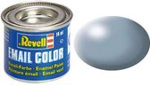 Revell #374 Grey - Satin - RAL7001 - Enamel - 14ml Verf potje